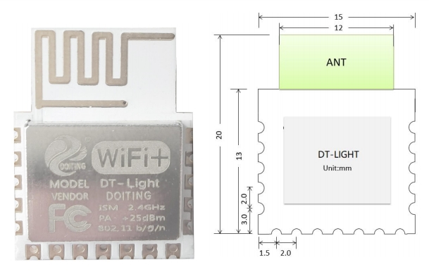 乐鑫 ESP8266系列 开发组 DT-LIGHT